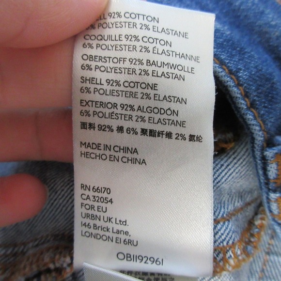 Pilcro Anthropologie High Rise Trouser Bootcut Jeans Women 31 Button Fly 684 - Picture 5 of 13